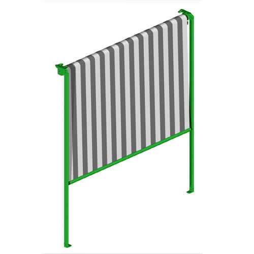 Tenda da Sole a Caduta per Balcone con Guide Laterali | Tende da Sole per Esterno Avvolgibili | Tessuto Tempotest Parà | Antivento | Struttura in Alluminio | Diversi Colori | Personalizzabile