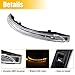 uxcell Car LED No.876243W100 Right Side Rear View Mirror Turn Signal Amber Light Indicator for KIA Sportage III SL 2010-2015