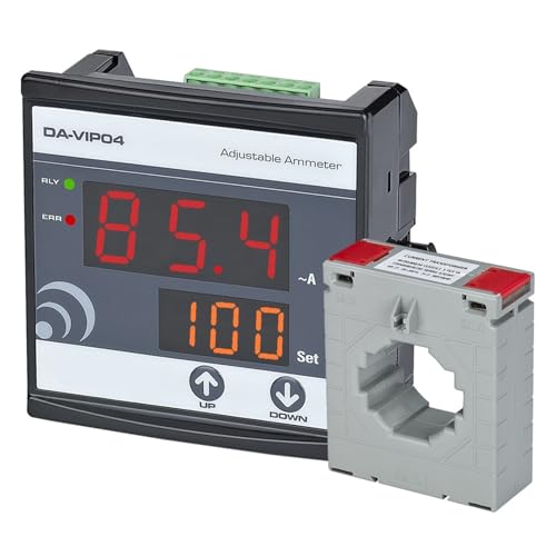 DA-VIP04 �f�W�^�������\�ߓd���d���v(0.1-999A)(�A���[���t��) 1��(CT 1000A)