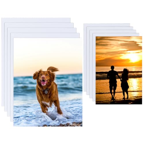 DICOSMETIC 10 piezas 2 estilos sublimación Metal foto espacio 3.9/7.9 ancho aluminio foto cartel vacío metal pared sublimación póster marco espacio espacio para la impresión DIY decoración de la