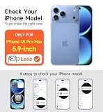 SURITCH Etui magnetyczne kompatybilne z iPhone 18 Pro Max 6,9 cala, czarne