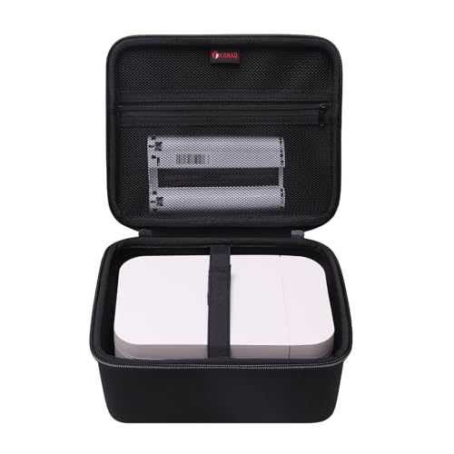 XANAD Hard Case for Liene M100 4x6 / HPRT Photo Printer 4x6 Instant Picture Printer (Black)-Inside: 8.3