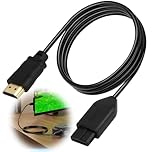 Elecora N64 to HDMI Converter N64 HDMI Adapter Cable for Nin-tendo 64 SNES GameCube SFC NGC HDTV Consoles HDTV Monitor Projector Video/Audio Connector Cord 1080P Output 16:9/4:3 Aspect Ratio