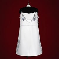 Vista 12 de Disfraz de cosplay de Fatui Harbingers, traje de Genshin Impact, traje de bufón y doctor gallo para hombre