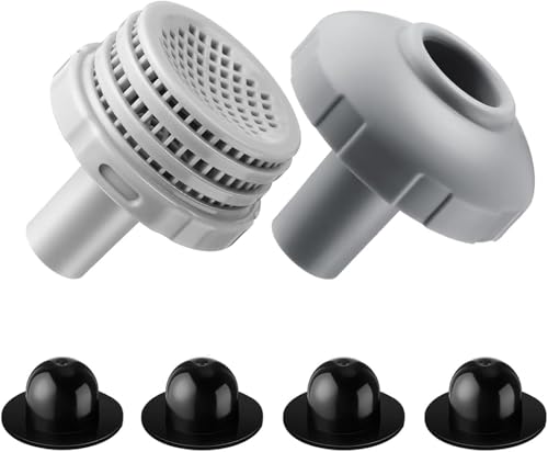 XUDUOO Pool Zubehör Pool Anschlussset 32mm Pool Filter Anschluss Kompatibel mit Wasserbelebung Poolfilter Pool Zubehör mit Innengewinde zum Verschrauben