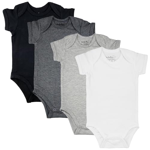 Image of 123 Bear Baby Cotton Spandex short-sleeve bodysuits unisex boy girl