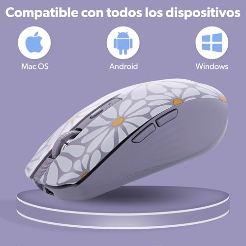 Ratón Bluetooth recargable T'nB Flower Exclusiv para trabajar sin cables 7