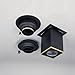 6" Superpro Decorator Ceiling Support With Black Trim Collar