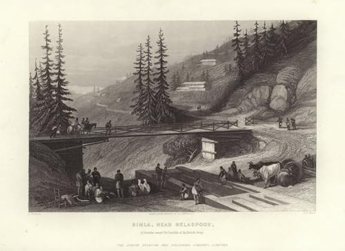Impression sur toile Simla David Roberts pour un salon évasion