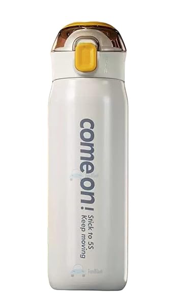 FunBlast Hot and Cold Water Bottle -650ml, SS 304 Water Bottle Hot and Cold, Stainless Steel Thermos Insulated,BPA-Free Hot and Cold Water Bottle for Kids, Office, Travel, Gym, Sport, Yoga