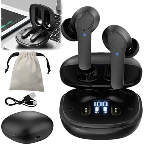 Nuotuv Openair 5 Owls Translation Wireless,Open Air Traductor, Headphones, 144 Languages & Accents Two-Way Luniva Translator Pods Real Time (Black) Cover