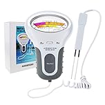 2-in-1 Chlorine & PH Meter Swimming Pool Tester, CL2 Level Meter Test Spa Water Quality Analysis Monitoring Monitor Analyzer, Handheld Portable