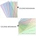 Guided Reading Strips 24pcs Bars Colored Reading Strips for Children Bookmark to Aid Dyslexic Readers Reduce Stress Students Supplies