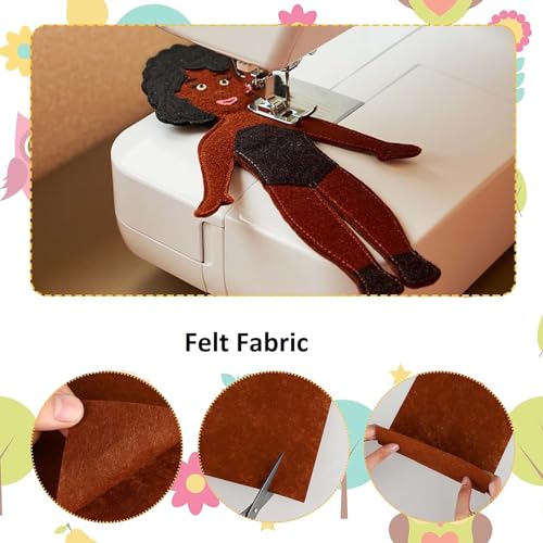 Image of Pack of 4 Brown Shades Felt Fabric Sheet Stiff (Hard) Size 19 inch x 21 inch inch | School DIY Crafts Patchwork, Table & Board Backdrops, Embroidery Sewing