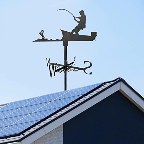 Indicateur vent toit fer robuste pour résister aux tempêtes sur pavillon - 5