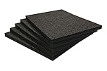 Shadow Foam Multi-Packs - Pack of 5: 600mm x 420mm x 30mm | Cut and Peel Foam for Tool Boxes, Tool Chests, Flight Cases & Tool Storage | Lean, 5S, Kaizen & Storage Boxes (30mm, Black)