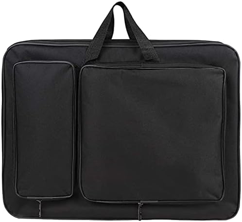 A3 Art Portfolio Case Drawing Board Bag for Kids Portable Waterproof Art Carry Backpack for Painting Sketch Artist Student Storage Tote Bag for Palette Paints Brushes Pencils