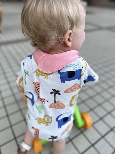 Magnetic Bandana Drool Bibs 5-pack - Magnetic Closure Baby Bibs - Safe, Easy, Chic Teething Bib — view 6