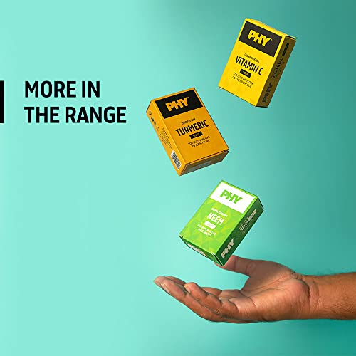 Image of Phy Natural Cleansing Neem Soap | Cleanses skin without drying | Purifies skin | Rich lather | Premium soap for men | 100% Vegan