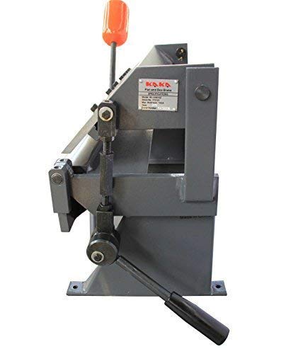 KAKA Industrial W-2416Z 24-Inch Sheet Metal Brake, Solid Construction, High Cutting Precision Pan and box Brake
