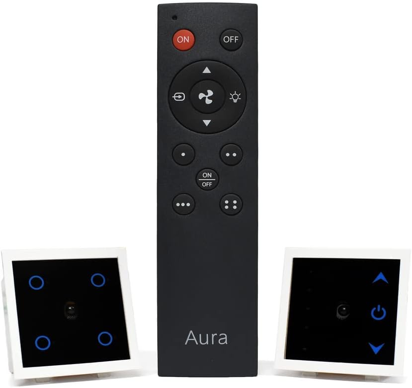 Remote Control Fan Regulator & 5 Device Switch | 7 Step Speed Regulation |Hummless Regulation | IR Remote | Memory Function | Manual & Remote Control (Fan Regulator + 5 Channel Switch (Combo))