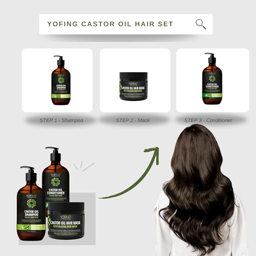 Totes Meer Shampoo mit Rizinusöl und Biotin für Haarstärkung