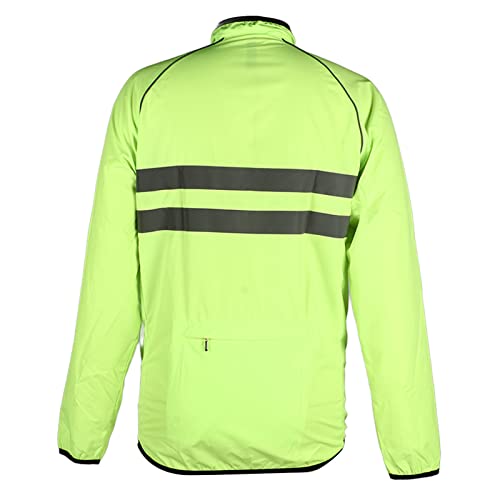 Chaqueta Reflectante para Ciclismo Verde miniatura 7