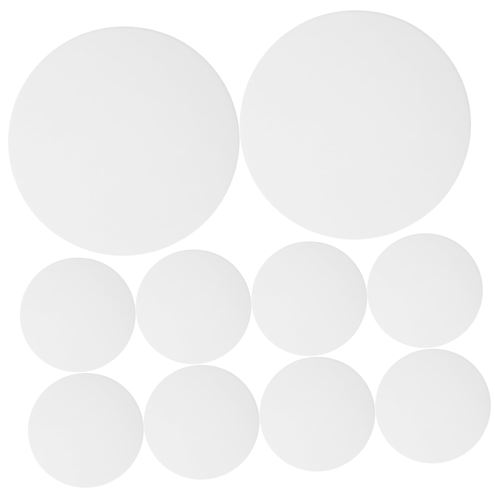 CHILDWEET 100pcs Labs Qualitative Filter Paper Cotton Fiber Water Filter Paper Experiment Filter Paper Lightweight