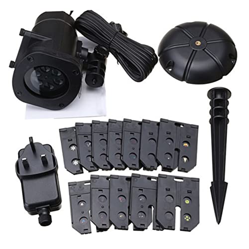 Amosfun 2 Pçs Rgb Lente De Árvore Cor Halloween Mudança Projetor Festa Ao Ar Livre Para Com Decoraçã