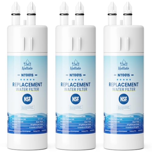 NUTTUTO W10295370A Water Filter Fit for Everydrop Filter 1 EDR1RXD1 3PACK