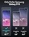 YOUMAKER Case for Galaxy S10, Kickstand Case with Built-in Screen Protector Heavy Duty Protection Shockproof Full Body Slim Fit Cover for Samsung Galaxy S10 6.1 inch - Black