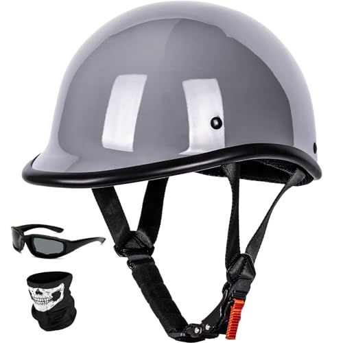 Yesmotor Vintage Motorcycle Half Helmet