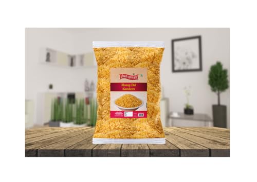 Image of OKHLI MUSAL BRAND Salty Moong Dal | Daryaganj Special Organic Salted Moong Dal Namkeen | Organic Namkeen | Fried in Cold Pressed Groundnut Oil | Healthy Indian Snacks No Preservatives-900g*6Pack