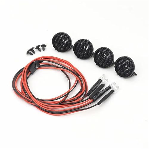 Foco Frontal Circular para Traxxas TRX4 TRX6 1/10 Piezas Mejora RC