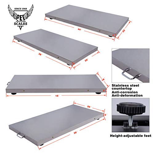 Báscula digital PEC para animales 700lb 42x20 pulg miniatura 3