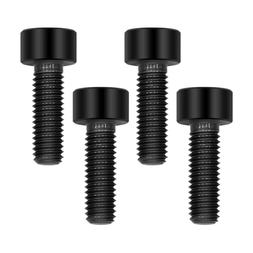 Image of 4PCS Titanium Bolts M5x15mm Socket Head Cap Screw, Black | M5 Hex Socket Screws, Lightweight Design, Ideal for Humid /Salty Environments, Bicycle Water Bottle Cage Fasteners