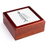 3dRose Vintage Dress Form fashion, Jewelry Box jb-130580-1