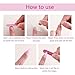 TBRZTR Almond Tip Press on Nails Long Length Colorful Smudge False Nails Gold Foil Lines Design Full Cover Glossy Handmade Acrylic Artificial Fingernails Reusable Glue on Nails for Women 24Pcs