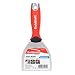 Goldblatt Putty Knife, Stainless Steel Flex Joint Knife with Soft Grip - 4 inch