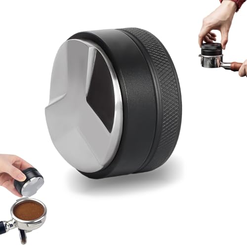 Coffee Distributor 51mm – Stainless Steel Leveler for Espresso, Black