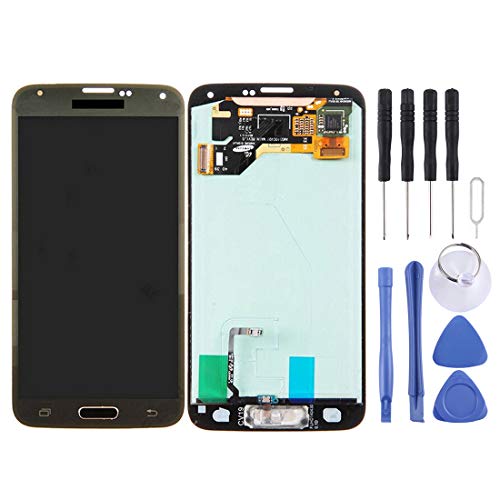 Écran LCD pour Galaxy S5 tactile complet vitre remplacement G900F G900A G900T or