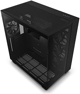 Nzxt H9 Flow CM-H91FB-01 Obudowa Komputerowa, Czarny, 46,6 x 29 x 49,5 cm