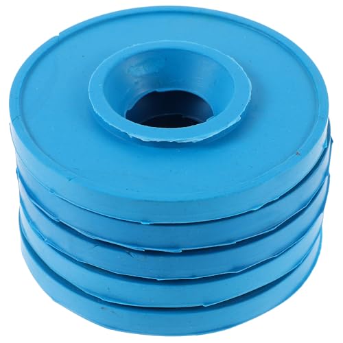 COMPUKAS 5pcs 85mm Funnel Filtration Adapter Set with Rubber Flask Filter Mats for Laboratory Use, Professional Chemistry Equipment Filter Pads, Suitable for School and Industrial Random