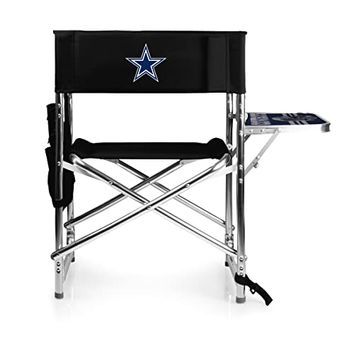 Image of Picnic TIME NFL Unisex-Adult NFL Sports Chair with Side Table, Beach Chair, Camp Chair for Adults