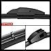 A-Premium Windshield Wiper Blades Compatible with Mazda 3 2019-2024, Hatchback - Front Rear Wipers Blade Set for 26
