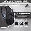 ALTOS OFFICE AND HOME Mochila para Portátil de 15,6 Pulgadas con Conexión USB, Impermeable, Protección contra Robo, para Viajes de Negocios, Estudio y Senderismo, Color Negro #2