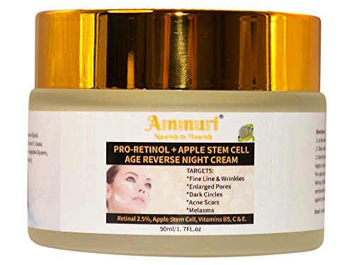 Preisvergleich Produktbild Preisgekrönte Phyto Cell Tec Inhaltsstoffe Pro-Retinol + Apfelstammzellen-Age Reverse Nachtcreme, Vitamin B5, Vitamin C & Vitamin E