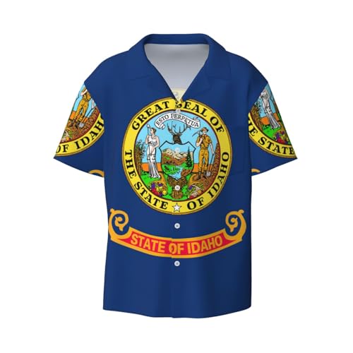 Chemise drapeau Idaho homme coupe classique pour stopper l'inconfort de la chaleur estivale