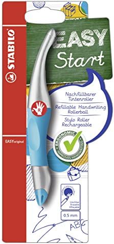 STABILO Handwriting Pen EASYoriginal metallic - Right-Handed - neon blue/metallic