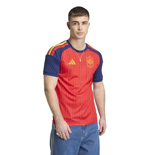 adidas Mens Spain 26 Home Replica Jersey Vivid Red